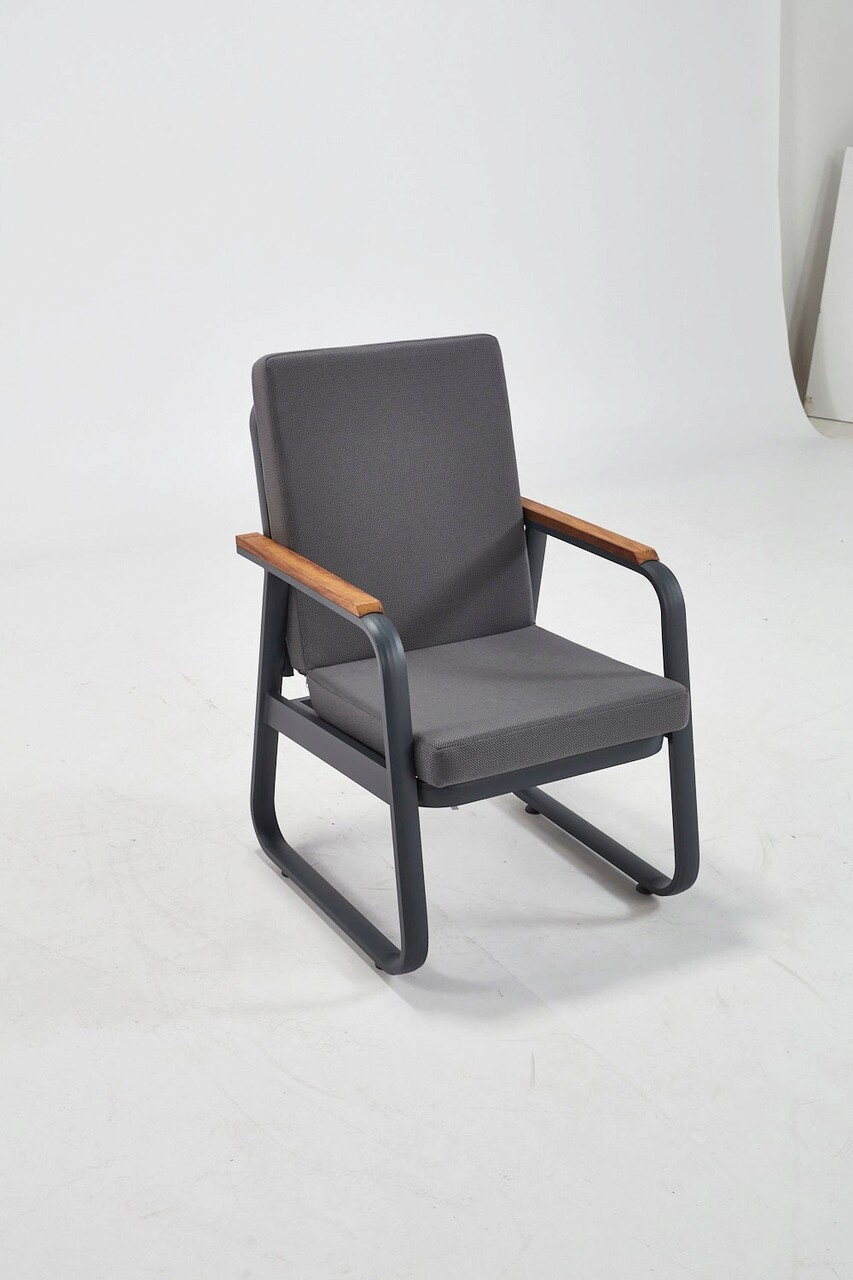 Scaun de gradina, Hanah Home, Bella, 63x91x60 cm, Lemn - imagine 3